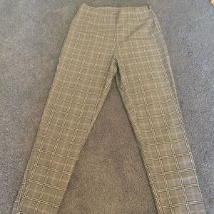 Checkered dress pants